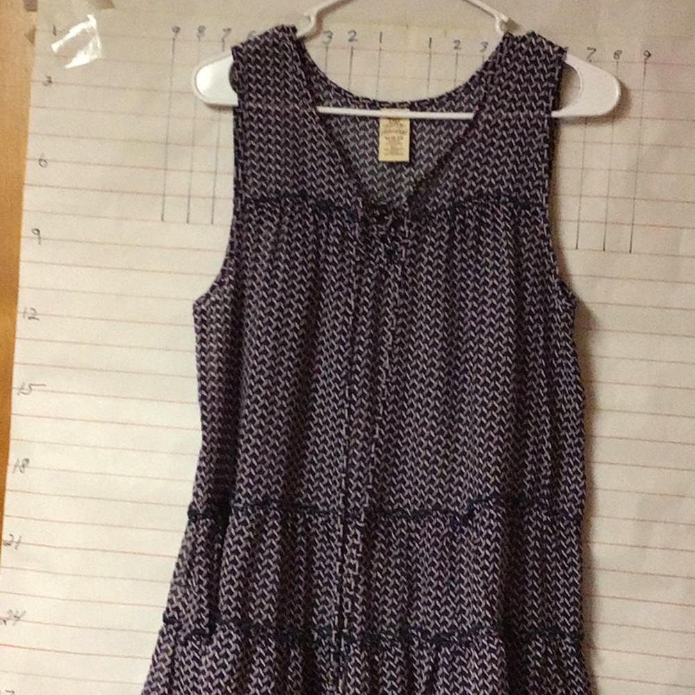 FADED GLORY - light weight summer tunic, sz M 8-10 - Picture 3 of 6